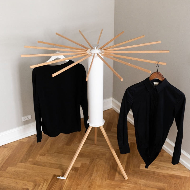 SmartRack tørrestativet er nemt at få til at passe ind i hjemmet