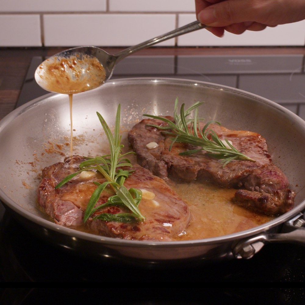 Naturlig Non-stick stegepande 28cm